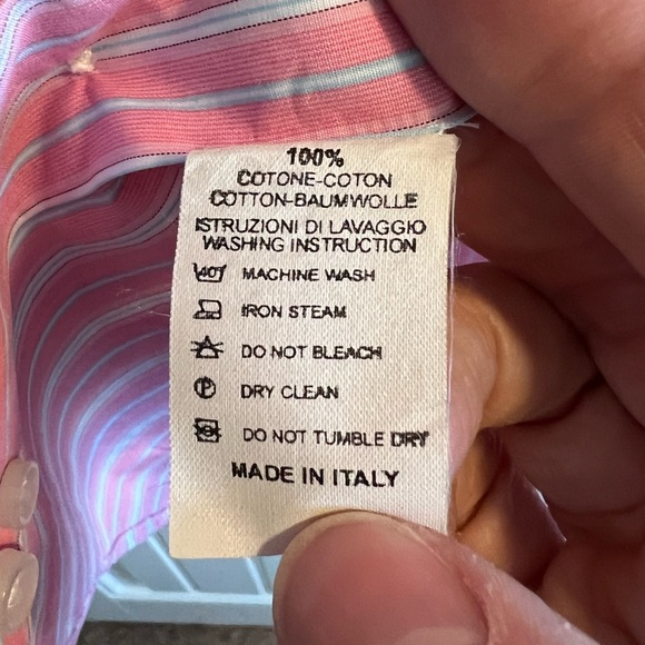 Paul Stuart Button Up Dress Shirt Size M - Picture 3 of 5